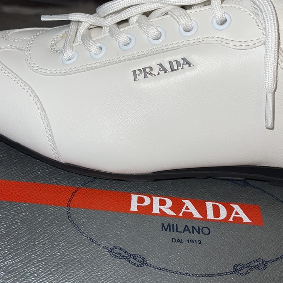 Prada preloved sneakers gorgeous pair excellent condition. - Picture 3 of 13
